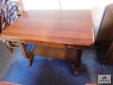 Fancy carved leg desk