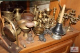 Brass and other decorative items