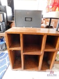 2 drawer metal filing cabinet and wooden sorting box