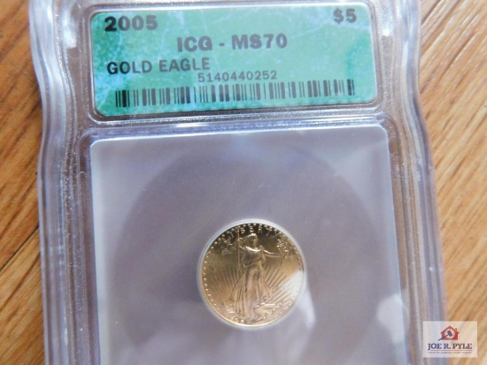 2005 Gold Eagle ICG MS 70