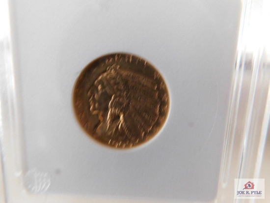1909P $5 Gold Indian Coin