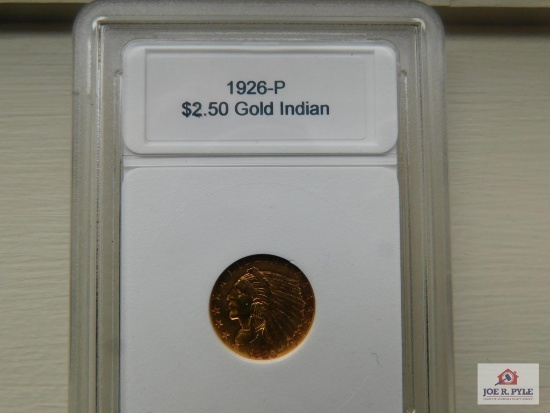 1926P $2.50 Gold Indian Coin