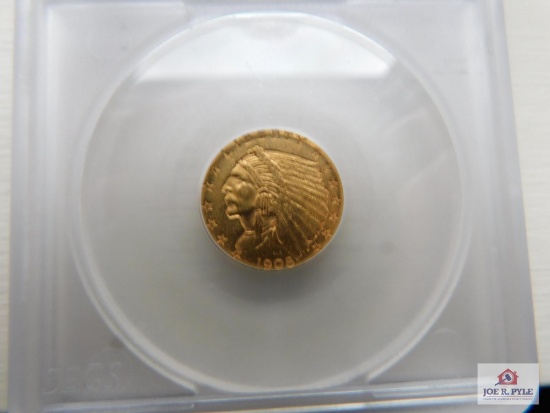 1908 AU 50 $2.50 Gold Piece