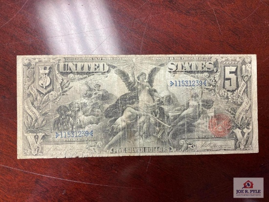1896 $5 Silver Certificate