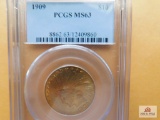 1909 $10 Gold Piece PCGS MS 63