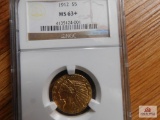 1912 $5 MS 63+