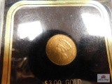 1855 Liberty Head $3 Gold Piece