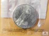 1922 Uncirculated 60 Peace Dollar