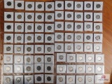 Lot of 62 silver dimes, 33 regular dimes