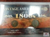 Indian Head Penny, 1883 Liberty Head Nickel, 1887 Indian Cent