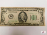 1934 $100 Serial #D00637212A Federal Reserve Note