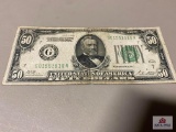 1928A $50 Serial #G01551510A Federal Reserve Note