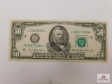 1977 $50 Serial #H00577039* Federal Reserve Note