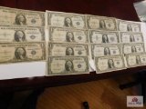 15 $1 Silver Certificates