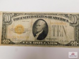 1928 Gold Certificate $10 Serial #A47808876A