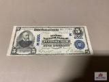 $5 Note Charter 6301 (June 3, 1902 Mellon Bank)