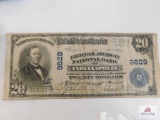 $20 Bill Serial #313011 (August 11, 1910)