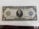 $10 Federal Reserve Note Serial #C22390229A - Large Size