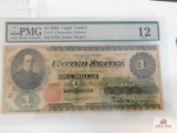 $1 Legal Tender Serial #34723 Fine - 1862