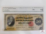 $50 Gold Certificate Serial #E269771 Fine (1882)