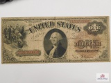 $1 Note Serial #Z13576996 (1880)