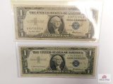 2- 1957 $1 Silver Certificates