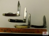 4 knives: hen/rooster, buck, etc.