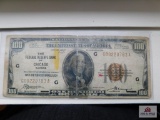 $100 Dollar Bill The Federal Reserve Bank of Chicago, Illinois (1929)