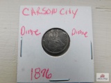 1876 Carson City Dime