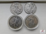 1936, 1944, 1936 Walking Liberty Half Dollar [4 pcs]