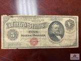 1886 $5 Silver Certificate