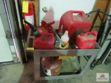 Cart W Gas Cans W Misc.