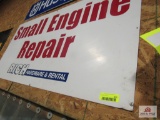 Small Engine Repair Sign Must Take Down