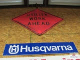 Husqvarna Sign Must Take Down