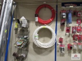 4 Ft Section Of Pex Pipe, Battery Tester And Grease Gun