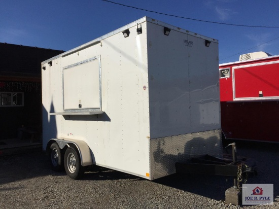 2018 Cargo Craft Concession Trailer Vin 4D6EB1428JA040056 7,000 GVW 50 AMP LED lights