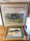 Two large watercolors signed Fran Nicholson 1973