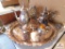 Wallace silver plate tea set and tray