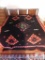 Woolen hand decorated throw