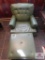 Vintage chair and ottoman