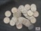Approximately (40) Silver US Quarter Dollar Coins (various years)