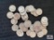 Lot of (40) Silver US Quarter Dollar Coins (various years)