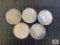 Lot of US Morgan Silver Dollars (various dates) 5 pcs