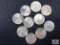 Lot of US Peace Silver Dollars (various dates) (10 pcs)