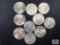 Lot of US Peace Silver Dollars (various dates) (10 pcs)