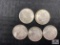 Lot of US Morgan Silver Dollars (various dates) 5 pcs