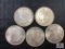 Lot of US Morgan Silver Dollars (various dates) 5 pcs