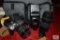 Canon EOS Rebel with 18-35 lens, 75-300 lens and Canon Speedlite 580 EX flash