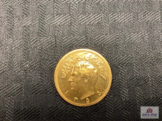 Iranian Pahlavi Gold Coin