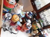 Collection of tins